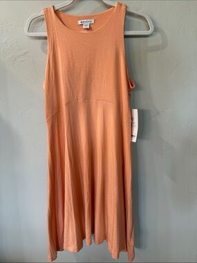 NWT Athleta Santorini Thera Peach Tank Dress Size Medium Petite